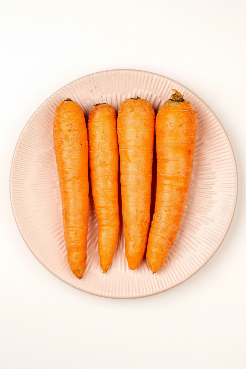 Carrots on Plate - Zoomed Out
