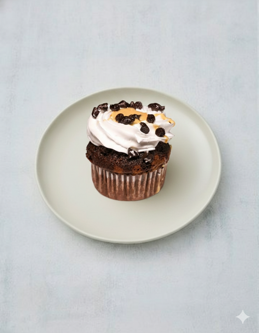 Chocochip caramel cup cakes for parties