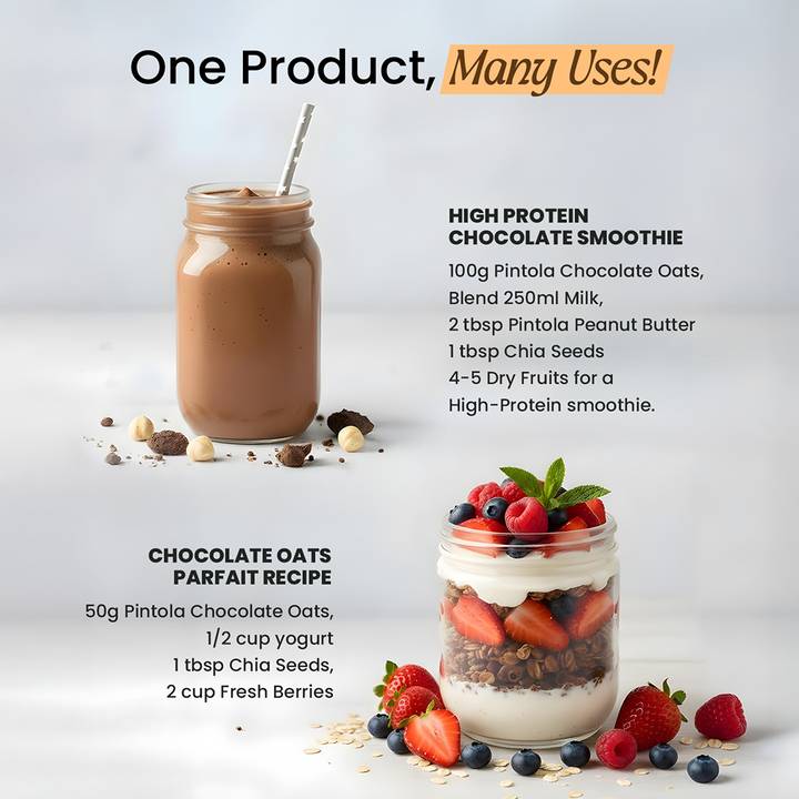 Pintola High Protein Oats (Dark Chocolate) 400g