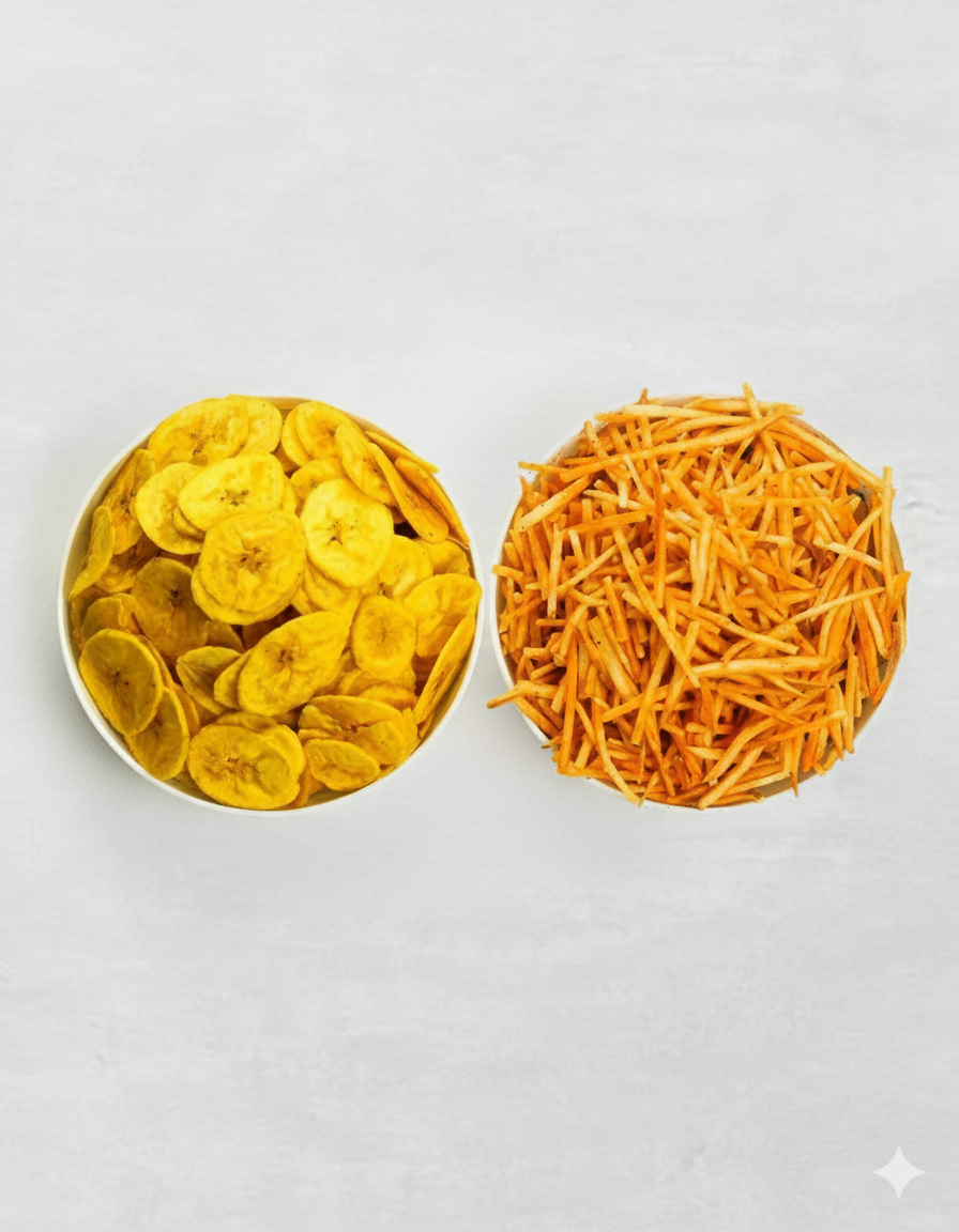 Banana chips + Tapioca chips Combo