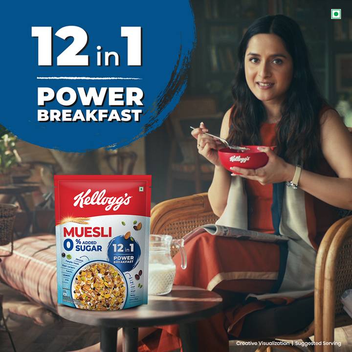 Kellogg's with 0% Added Sugar Muesli 500g