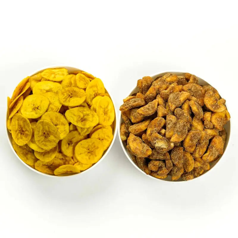 Kerala Banana chips 400g + Sharkara upperi 400g Combo