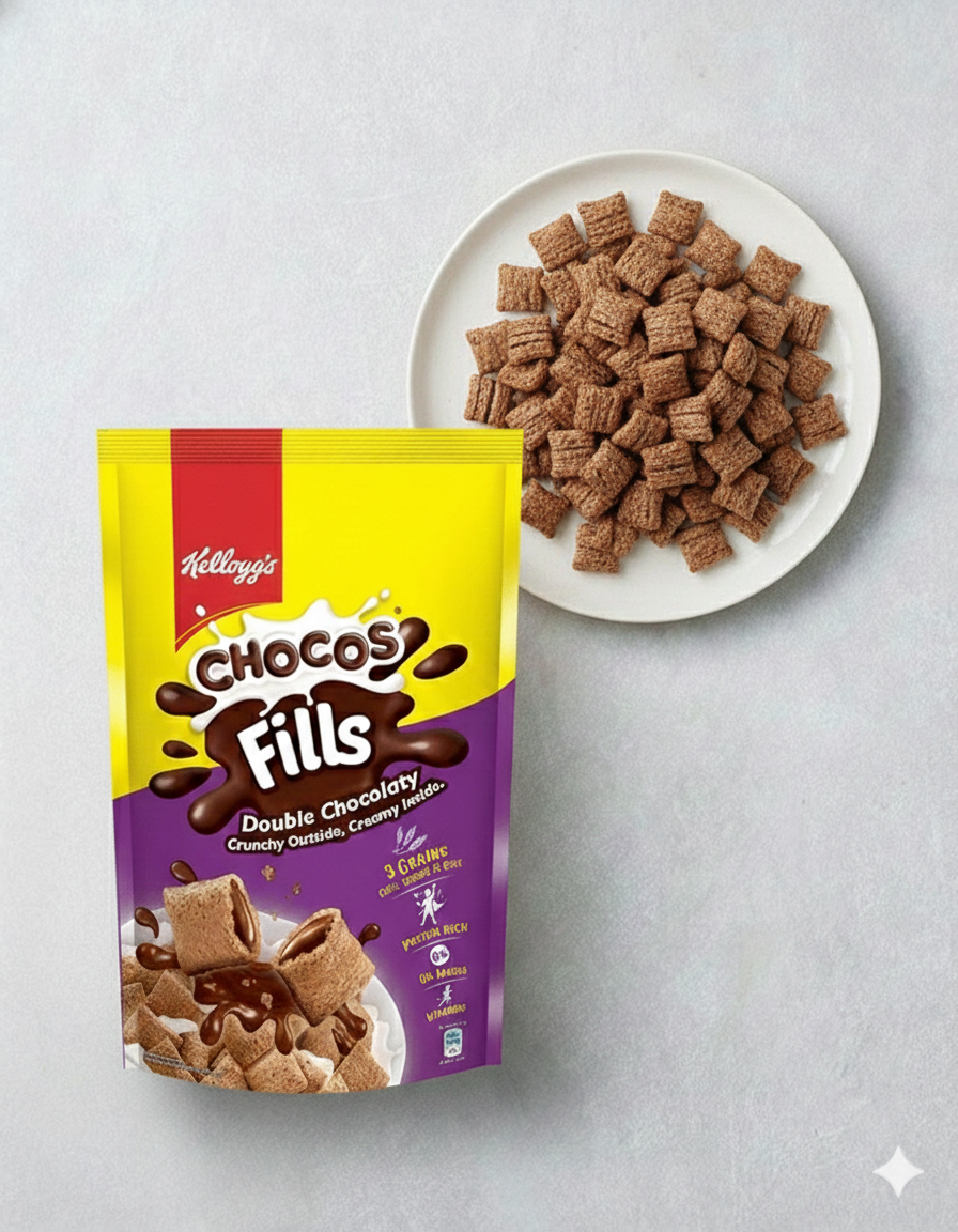 Kellogg's Chocos Fills Double Chocolaty Cereal