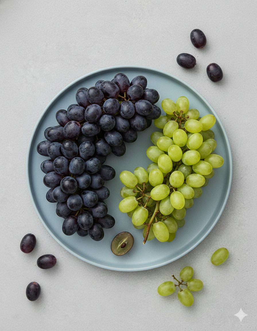 Black & Green Mix Grapes