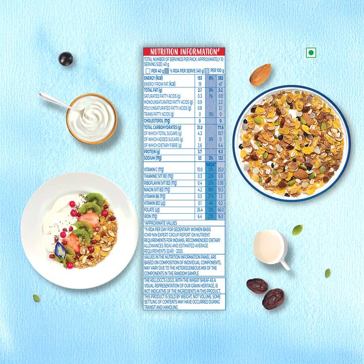 Kellogg's with 0% Added Sugar Muesli 500g