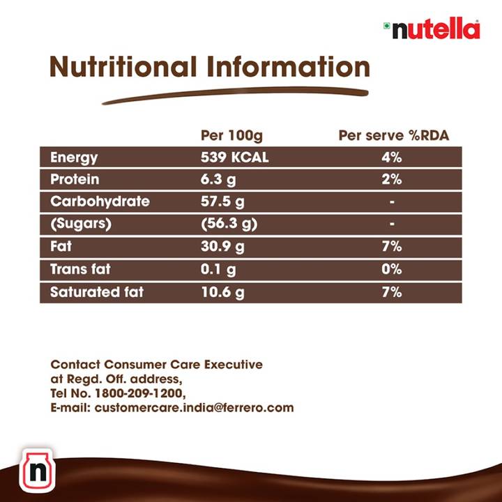 Nutella Hazelnut Chocolate Spread with Cocoa - 350 g